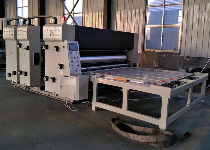 Chain Feed 3 Colors Corrugated Box Printing Machine 1200x2400mm Slotter Machinery