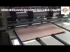 Loại cho ăn bằng xích 1400-3200mm tấm bìa carton gợn sóng cắt rãnh quay 4máy