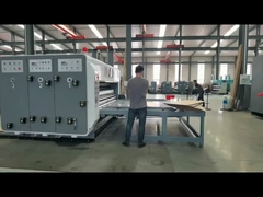 Máy in slotter 2 màu nạp xích