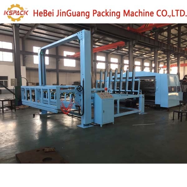 High Speed Rotary Slotter Machine Four Knives With Stacking Machine