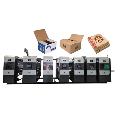 Máy chế tạo hộp lốp lốp dưới máy in 4 màu dưới in Slotter Die Cutter