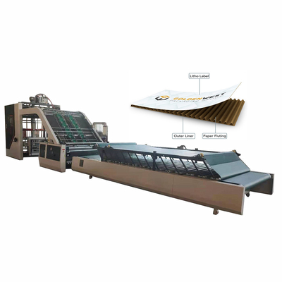 Tự động cao tốc lá để lá máy sợi dây chuyền laminating cho ván lồi